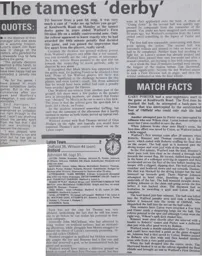 Match Report: Luton Town FC vs Watford (2nd May 1988)