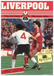 Programme: Liverpool vs Luton Town FC (9th May 1988)