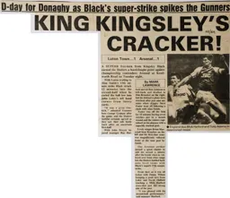 Match Report: Luton Town FC vs Arsenal (25th Oct 1988)