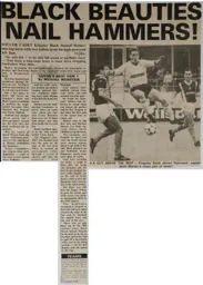 Match Report: Luton Town FC vs West Ham United (19th Nov 1988)