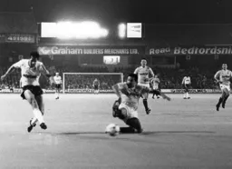 Roy Wegerle fires in the first goal