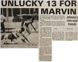 Match Report: Luton Town FC vs Aston Villa (17th Dec 1988)