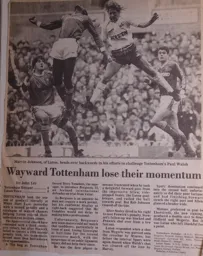 Match Report: Tottenham Hotspur vs Luton Town FC (26th Dec 1988)