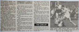 Match Report: Wimbledon vs Luton Town FC (31st Dec 1988)