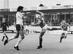 Steve Foster joins in the attack