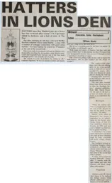 Match Report: Millwall vs Luton Town FC (7th Jan 1989)