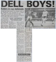 Match Report: Luton Town FC vs Southampton (18th Jan 1989)