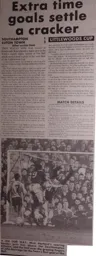 Match Report: Southampton vs Luton Town FC (25th Jan 1989)