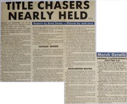 Match Report: Arsenal vs Luton Town FC (25th Feb 1989)