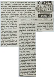 Match Report: Luton Town FC vs Tottenham Hotspur (28th Mar 1989)