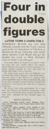 Match Report: Luton Town FC vs Charlton Athletic (2nd May 1989)