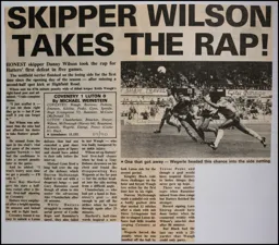 Match Report: Coventry City vs Luton Town FC (16th Sep 1989)