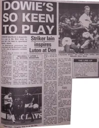 Match Report: Millwall vs Luton Town FC (28th Oct 1989)