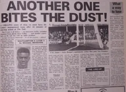 Match Report: Southampton vs Luton Town FC (25th Nov 1989)