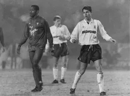 Tim Allpress marking Andy Gray