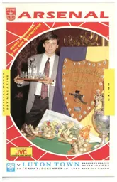 Programme: Arsenal vs Luton Town FC (16th Dec 1989)