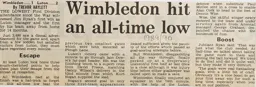 Match Report: Wimbledon vs Luton Town FC (14th Feb 1990)