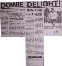 Match Report: Wimbledon vs Luton Town FC (14th Feb 1990)