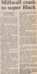 Match Report: Luton Town FC vs Millwall (24th Mar 1990)