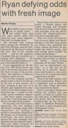 Match Report: Luton Town FC vs Arsenal (21st Apr 1990)