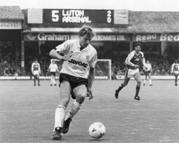 Lars Elstrup looks to add to the score