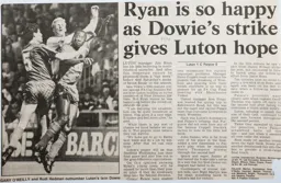 Match Report: Luton Town FC vs Crystal Palace (28th Apr 1990)