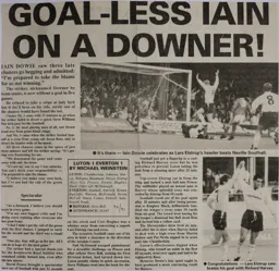 Match Report: Luton Town FC vs Everton (27th Oct 1990)