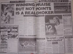 Match Report: Derby County vs Luton Town FC (3rd Nov 1990)