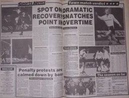 Match Report: Luton Town FC vs Manchester City (17th Nov 1990)