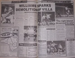 Match Report: Luton Town FC vs Aston Villa (24th Nov 1990)
