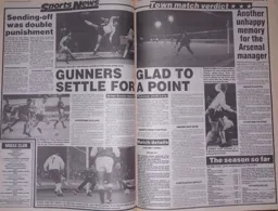Match Report: Luton Town FC vs Arsenal (8th Dec 1990)