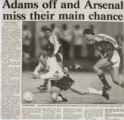 Match Report: Luton Town FC vs Arsenal (8th Dec 1990)