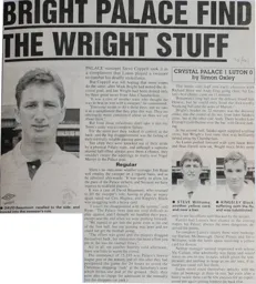 Match Report: Crystal Palace vs Luton Town FC (16th Dec 1990)