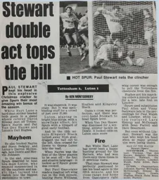 Match Report: Tottenham Hotspur vs Luton Town FC (22nd Dec 1990)
