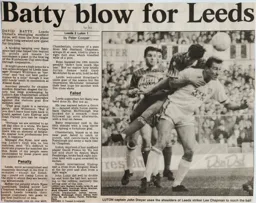 Match Report: Leeds United vs Luton Town FC (19th Jan 1991)