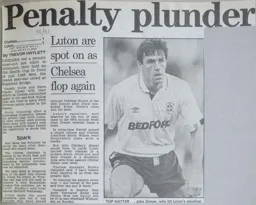 Match Report: Chelsea vs Luton Town FC (18th Feb 1991)