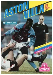 Programme: Aston Villa vs Luton Town FC (9th Mar 1991)