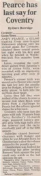 Match Report: Coventry City vs Luton Town FC (13th Mar 1991)