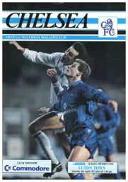 Programme: Chelsea vs Luton Town FC (6th Apr 1991)