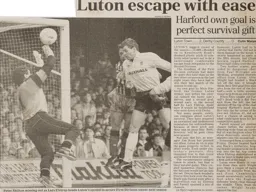 Match Report: Luton Town FC vs Derby County (11th May 1991)