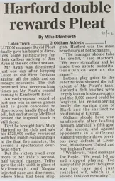 Match Report: Luton Town FC vs Oldham Athletic (14th Sep 1991)