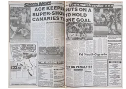 Match Report: Norwich City vs Luton Town FC (26th Oct 1991)