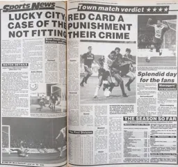 Match Report: Luton Town FC vs Manchester City (23rd Nov 1991)