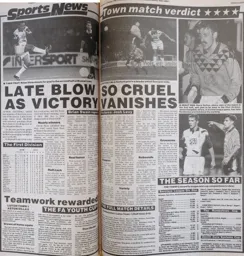 Match Report: Sheffield United vs Luton Town FC (30th Nov 1991)