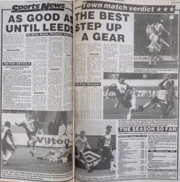 Match Report: Luton Town FC vs Leeds United (7th Dec 1991)