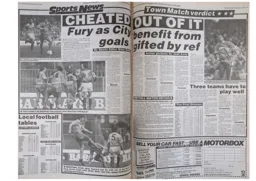 Match Report: Manchester City vs Luton Town FC (15th Feb 1992)