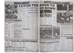 Match Report: Everton vs Luton Town FC (14th Mar 1992)