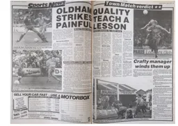 Match Report: Oldham Athletic vs Luton Town FC (11th Apr 1992)
