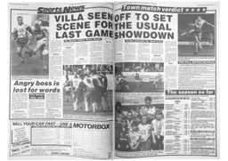 Match Report: Luton Town FC vs Aston Villa (25th Apr 1992)