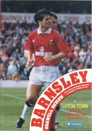 Programme: Barnsley vs Luton Town FC (10th Oct 1992)
